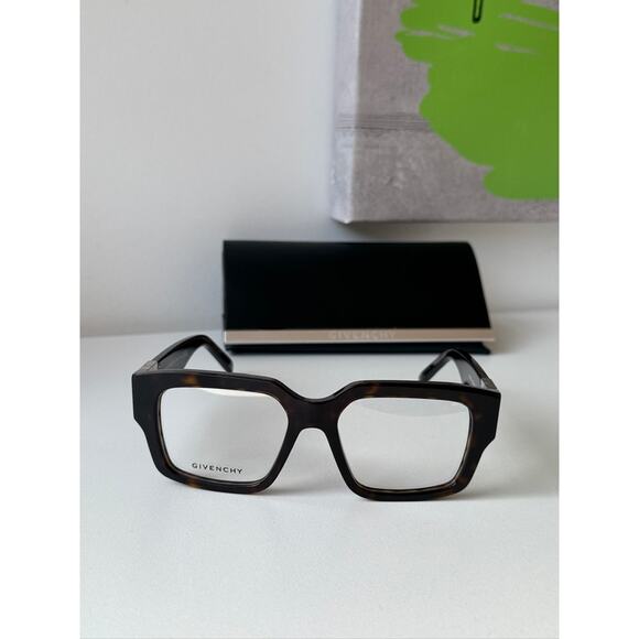 NEW Givenchy GV50049I Brown Havana Square Eyeglasses Frames - Picture 5 of 8
